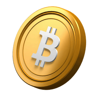 Visual representation of Bitcoin BTC cryptocurrency coin displayed in the complimentary guide area