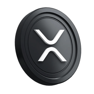 Decorative XRP Ripple coin graphic within the complimentary guide area